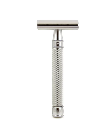 Бритва для гоління Т-подібна Edwin Jagger Safety Razor 3ONE6 Stainless Steel Knurled