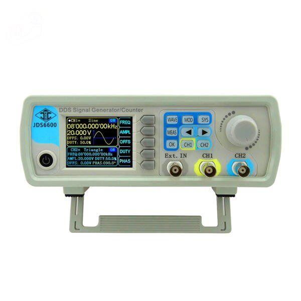 Генератор сигналів JUNTEK JDS6600 двоканальний цифровий DDS, 2 каналу, 60 МГц