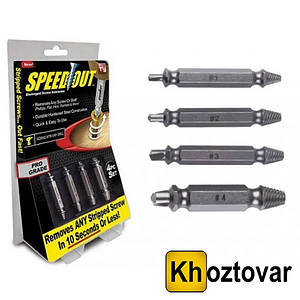 Набір насадок для викручування пошкоджених шурупів Speed Out