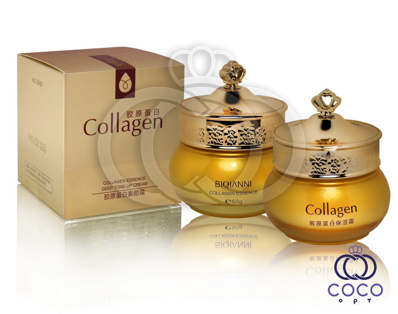 Тонізуючий крем для обличчя з колагеновим комплексом Collagen Essence Deep Tone-Up Cream™
