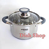 Набір каструль Benson із силіконовими ручками на 6 предметів, фото 3