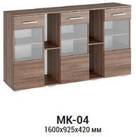 Комод витрина МК-04 (Макси мебель) 1600х420х925мм