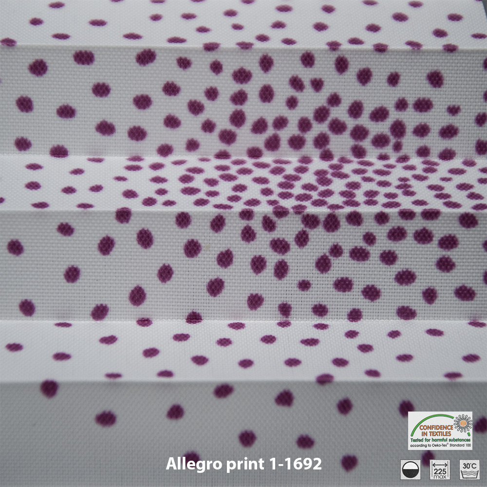Шторы плиссе Аllegro print (2 варианта цвета) - фото 2 - id-p1115958179