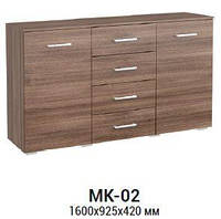 Комод МК-02 (Макси мебель) 1600х420х925мм