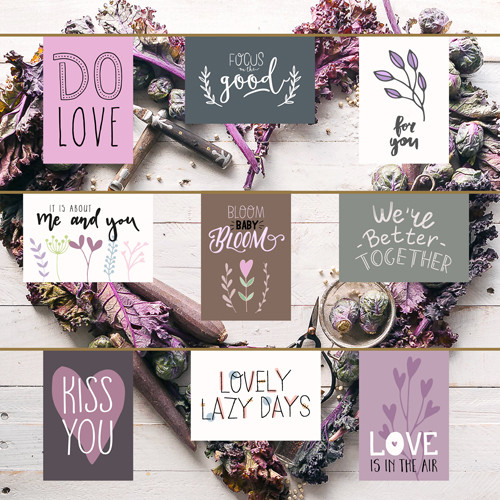 Панно для фото з прищіпками Bloom 50х50 см (PF_20L004), фото 1