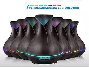 Зволожувач повітря з підсвіткою Аромока USB 400 мл, фото 3