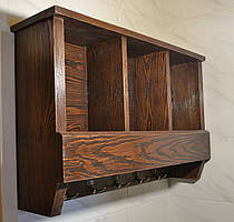 Вішалка настінна під старовину з нішами