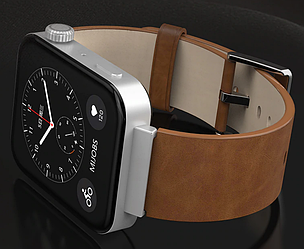 Шкіряний ремінець Primo Mijobs для смарт годин Xiaomi Mi Watch - Light Brown