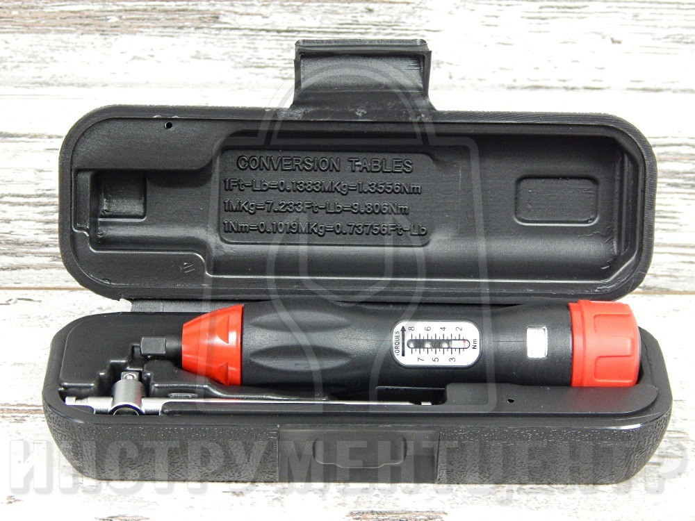 Викрутка динамометрична 1/4" 1.5-8 Нм FORCE 64721608