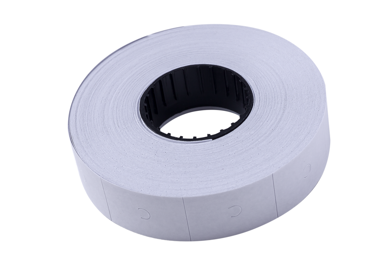 Цінник Buromax 16x23 мм (600 шт.), прямокутний, білий