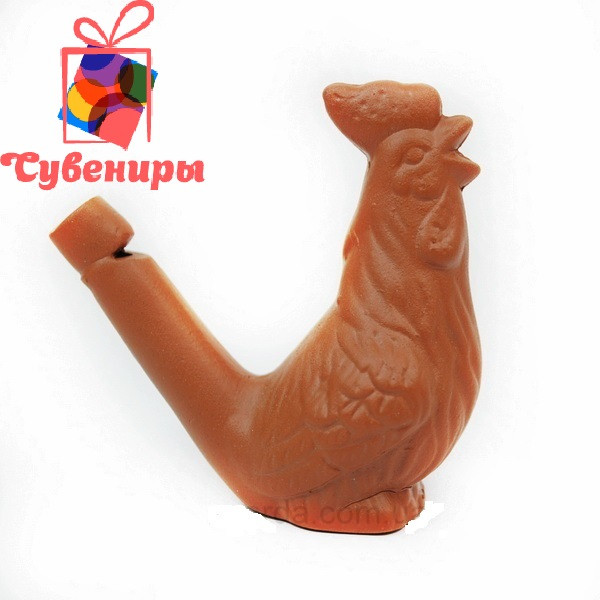 Дитяча глиняна свистулька півник