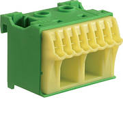 Блоки клем QiuckConnect PE-боки, зелені
