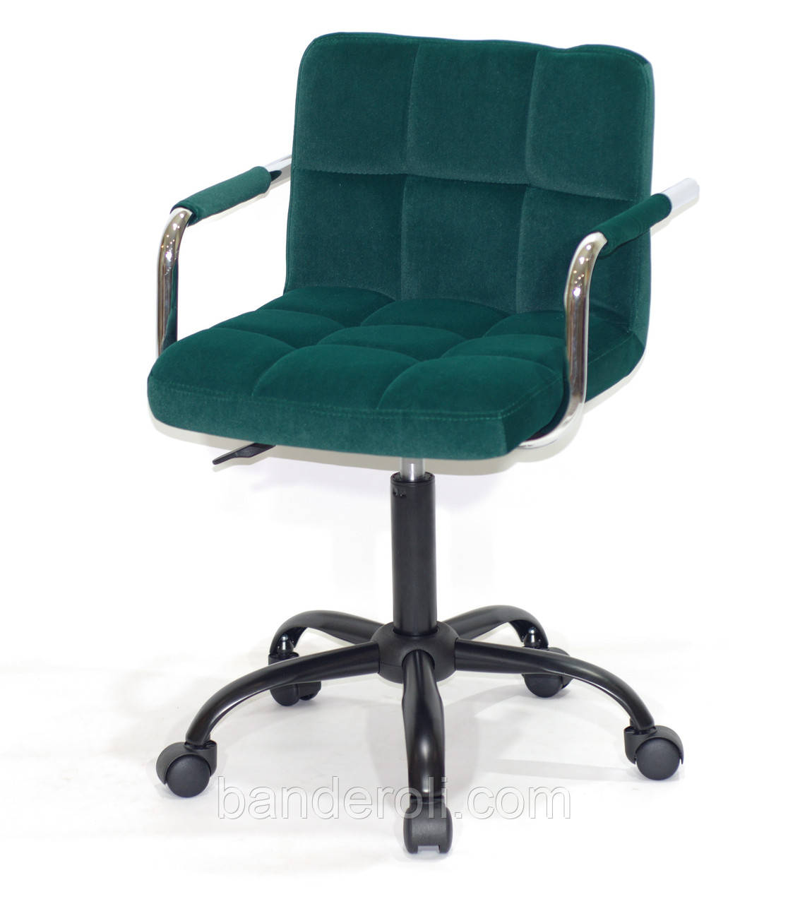 Крісло ARNO - ARM BK-OFFICE Б-Т ЗЕЛЕНИЙ B-1003, фото 1