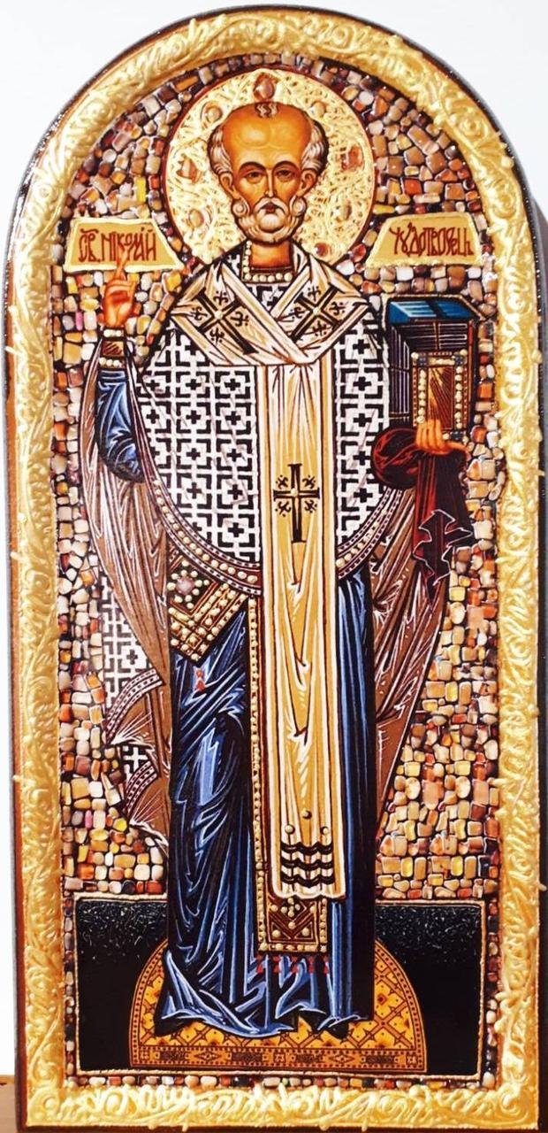 Ікона свята.Нікола Чудотворець, фото 1