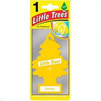 Автомобильный ароматизатор сухой "листик" "Wunder Baum" Little Trees "Лимон" 5 гр