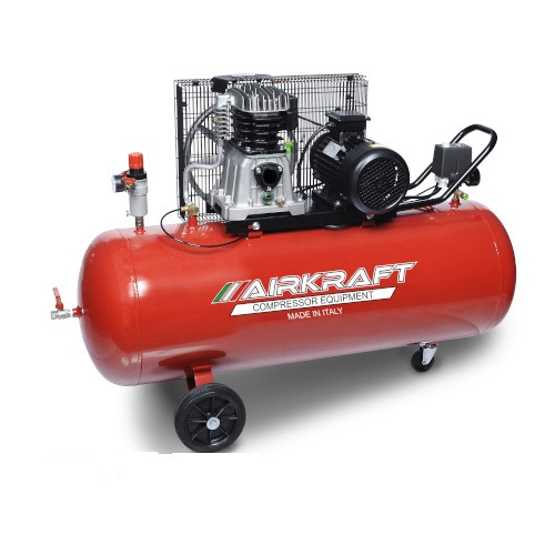 Компресор поршневий з ремінним приводом 200л 380В AIRKRAFT AK200-510-380, фото 1