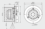 Витяжний вентилятор MplusM R2E 210-AA34-05 (EBM) (550 куб. м/год), фото 4