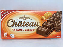 Шоколад молочний з карамеллю і сіллю Chateau Karamel Zeezout 200 г Німеччина