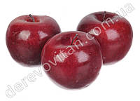 Декоративные яблоки, бордовые, 7 см, 5 шт.