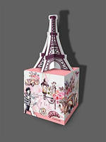Подарочная коробка для конфет с открыткой, Париж, 500 грамм