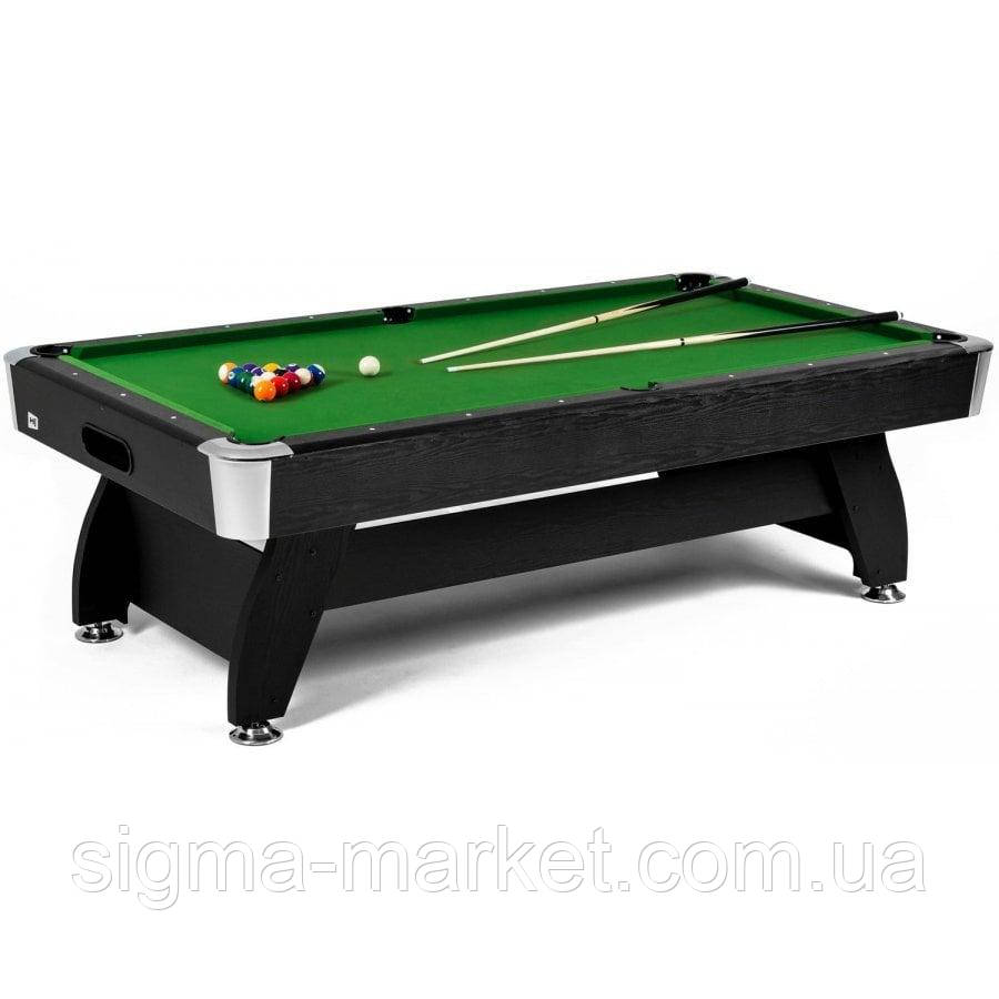 Бильярдный стол Hop-Sport VIP Extra 9FT с каменной плитой черный - фото 1 - id-p1115909011