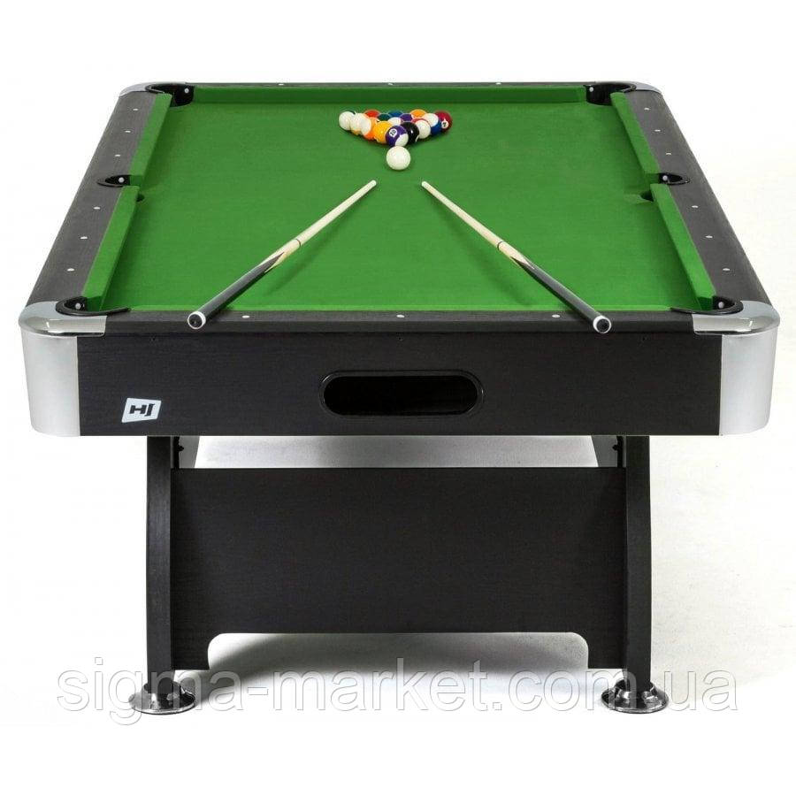 Бильярдный стол Hop-Sport VIP Extra 9FT с каменной плитой черный - фото 10 - id-p1115909011