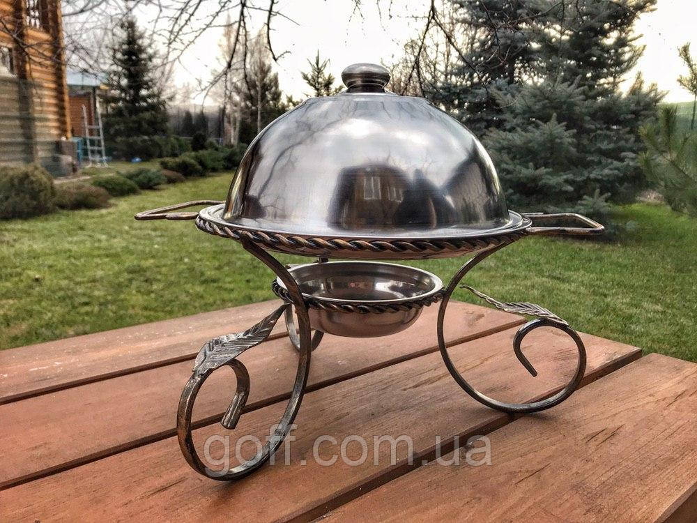 Садж для шашлику з кришкою 28 см