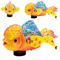 Игрушка музыкальная световая Золотая рыбка