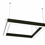 Світильник з Алюмінієвого LED Профіля 184W "Квадрат" 1500x55x60мм, фото 4