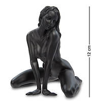 Статуэтка Veronese Девушка Ню 12х11 см 1901837 полистоун черный