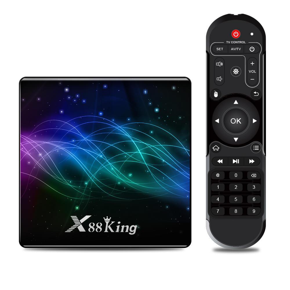 X88 King 4/128, S922X, Android 9, BT 5.0, Smart TV Box, Смарт ТВ-Приставка (+ Налаштування)