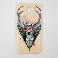 Чохол-бампер TPU силікон для Prestigio PSP 3533 Grace Z3 DUO Олень в окулярах