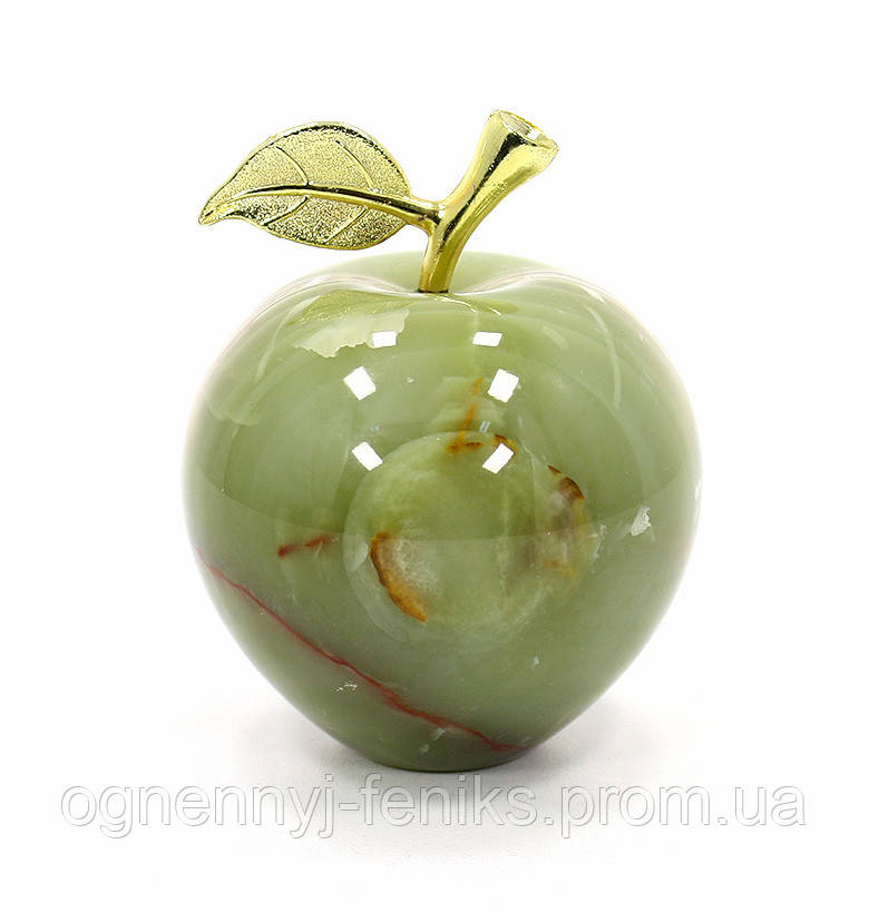 Яблоко из натурального лечебного камня "Оникс" - фото 1 - id-p85087991