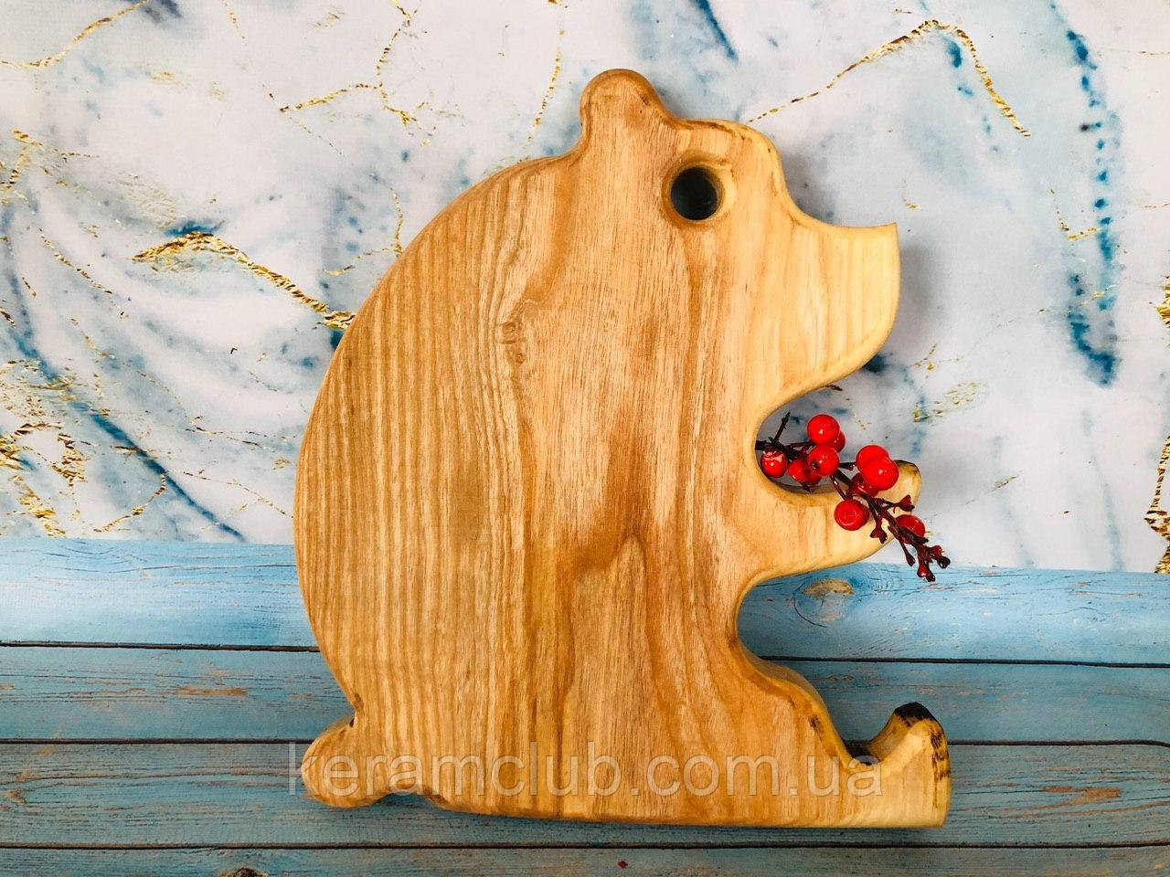 Обробна дошка ручної роботи "Мишка" 30х25 см