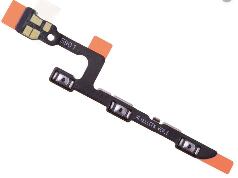 Шлейф для Huawei P30 Dual Sim (ЕЛЕ-L29), з кнопкою включення, з кнопками регулювання гучності, фото 1