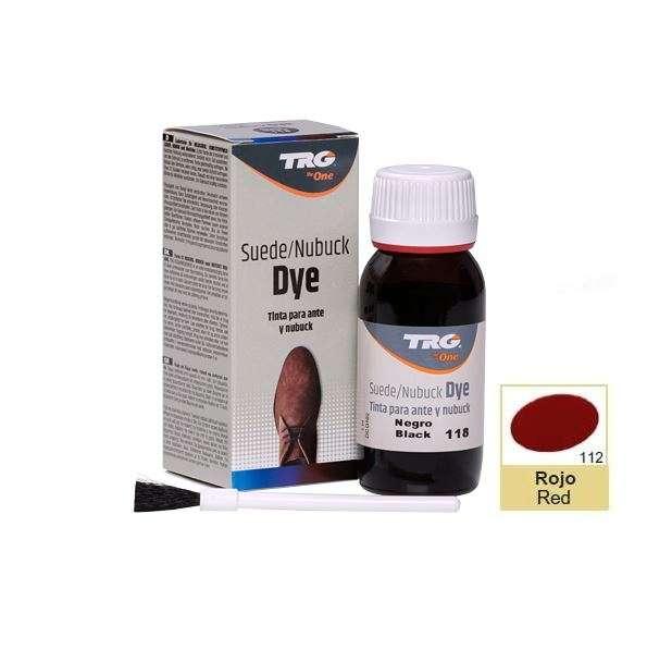 Фарба для замші та нубуку колір No112 Red (Червоний) TRG Suede Dye, 50 мл, фото 1