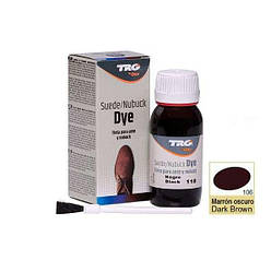 Фарба для замші та нубуку колір No106 Dark Brown (Темно-коричневий) TRG Suede Dye, 50 мл