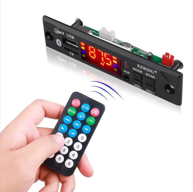 Вбудований MP3 плеєр, FM модуль USB microSD,Bluetooth 12В