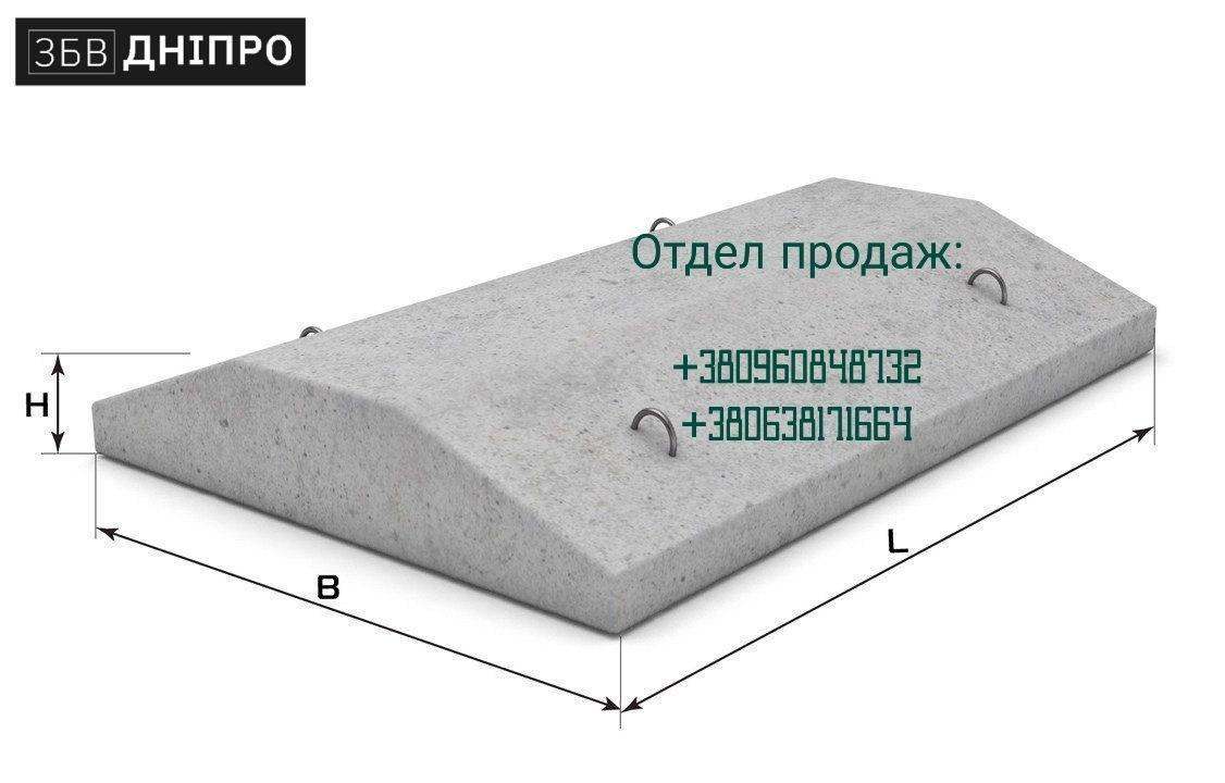 Фундамент стрічковий ФЛ 10.12-2, фото 1