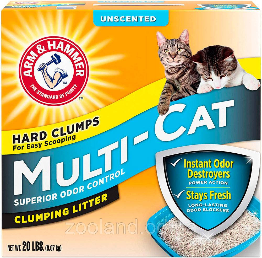 200023043 Arm & Hammer Multi-Cat Наповнювач грудкується без запаху, 12 кг