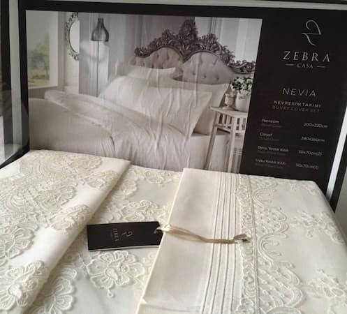Постільна білизна Zebra Casa Nevia євро, фото 2