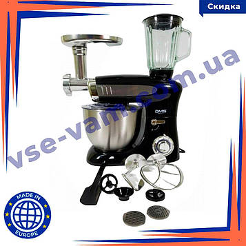 Німецький, кухонний комбайн, DMS 1900Вт 3в1 тістоміс, м'ясорубка, блендер