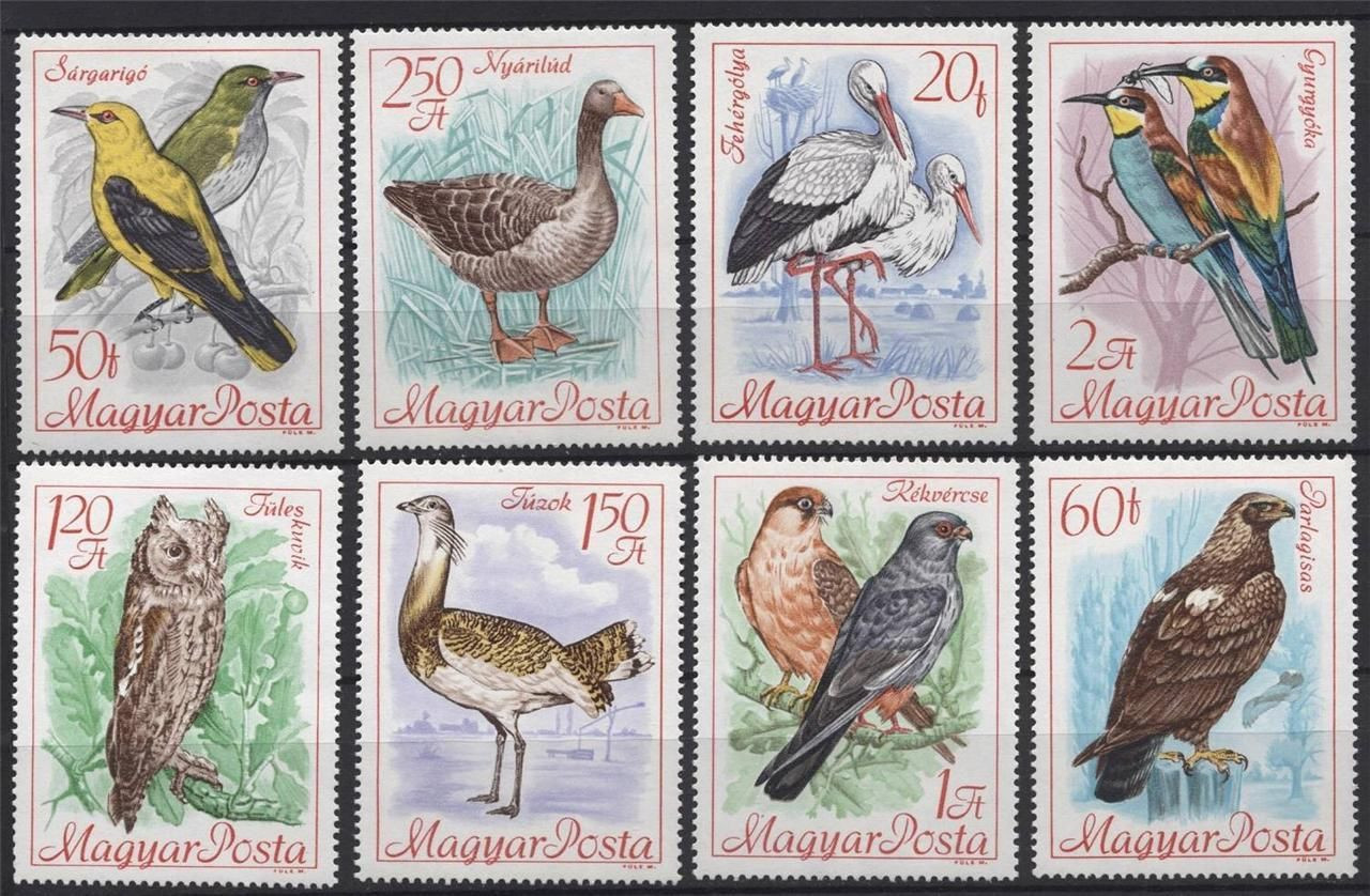 Угорщина 1968 птиці - MNH XF