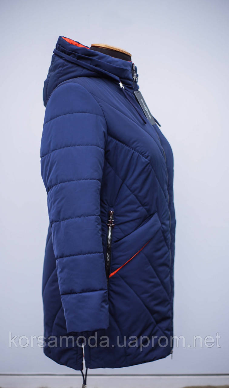 Женская,весенняя куртка больших размеров от производителя.Коллекция Весна-Осень 2022. - фото 3 - id-p1116419388