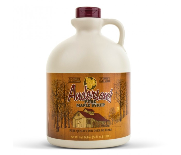 Кленовий сироп Anderson's Pure Maple Syrup Grade A Dark 1,89 л. США