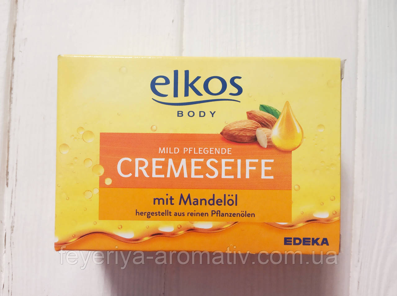 Мило туалетне з мигдалем Elkos Creme-Seife 150г (Німеччина)
