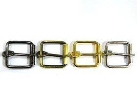 Пряжка собача металева 20 мм колір темний нікель