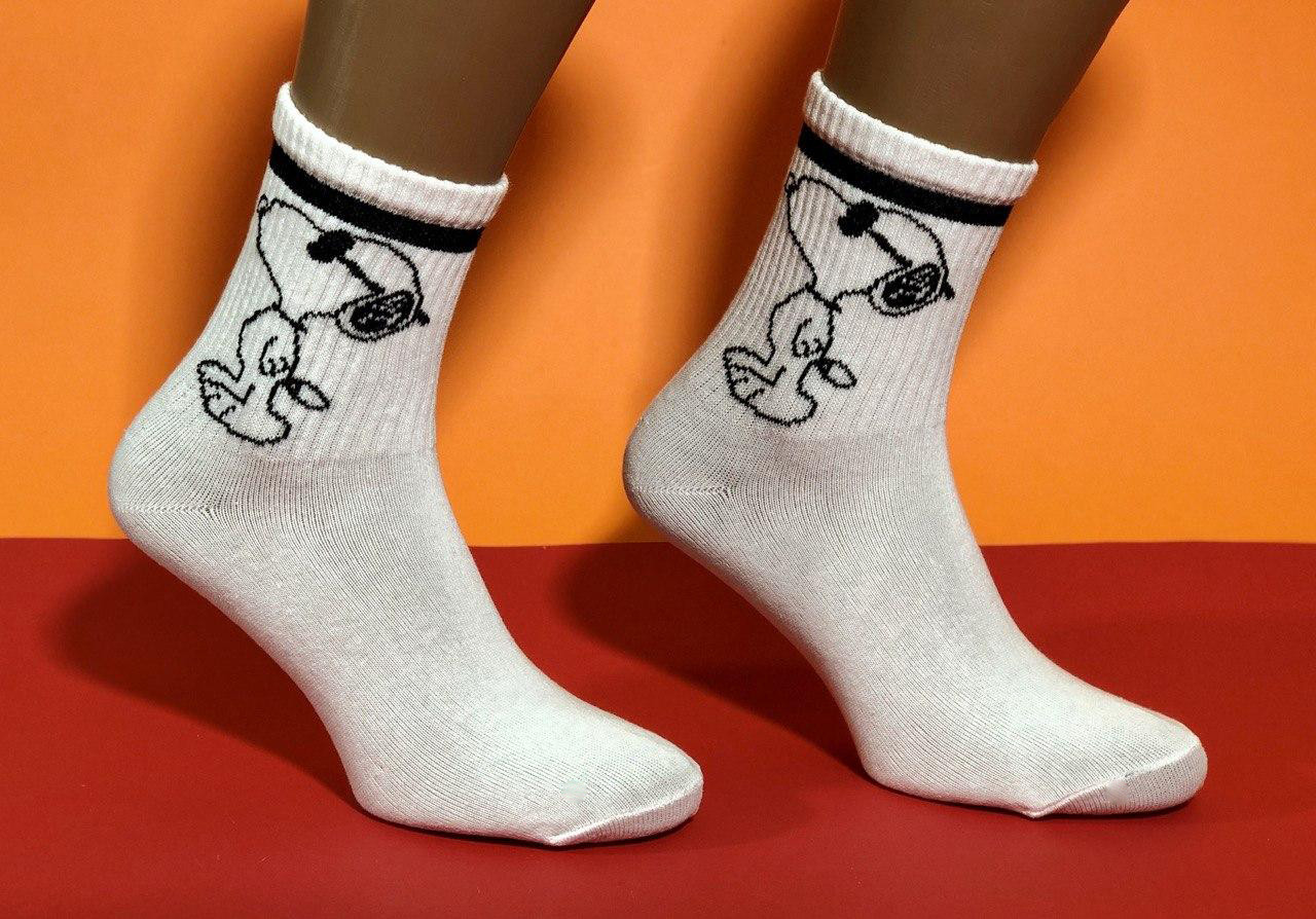Шкарпетки Neseli Athletic Снупі , One size (37-43)