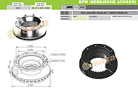 Диск тормозной BPW SH ECO PLUS2 вент. 0308835030