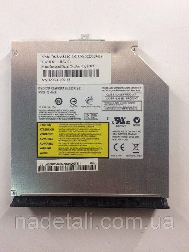 Привод DVD±RW SATA slim DS-8A4S